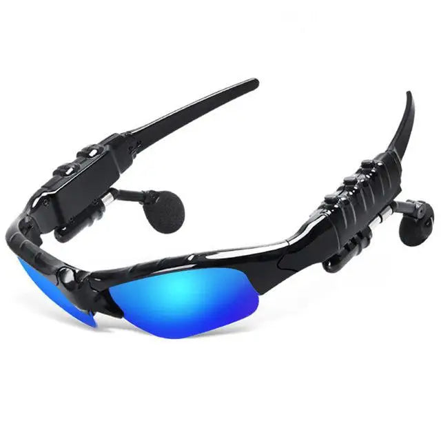 Hiking Bluetooth Smart Glasses UV-Protection Polarized Sunglasses with Stereo Wireless Headset, Multi-Functional Audio Device