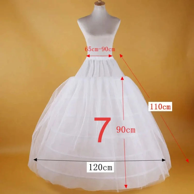 Wedding Petticoat Bridal Hoop Crinoline Prom Underskirt Fancy Skirt Slip