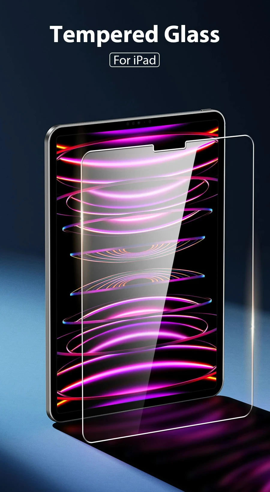 For iPad 10th Gen 10.9 Inch 2022 Tempered Glass Screen Protector A2696 A2757 A2777 Tablet Anti Scratch Clear Protective Film