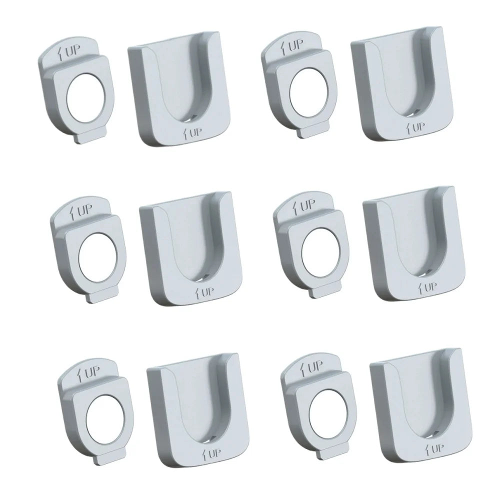 1-10 Pair Strong Magnetic Remote Control Bracket Non Perforated Wall Mounted Air Conditioning Remote Control Rack Storage Hook