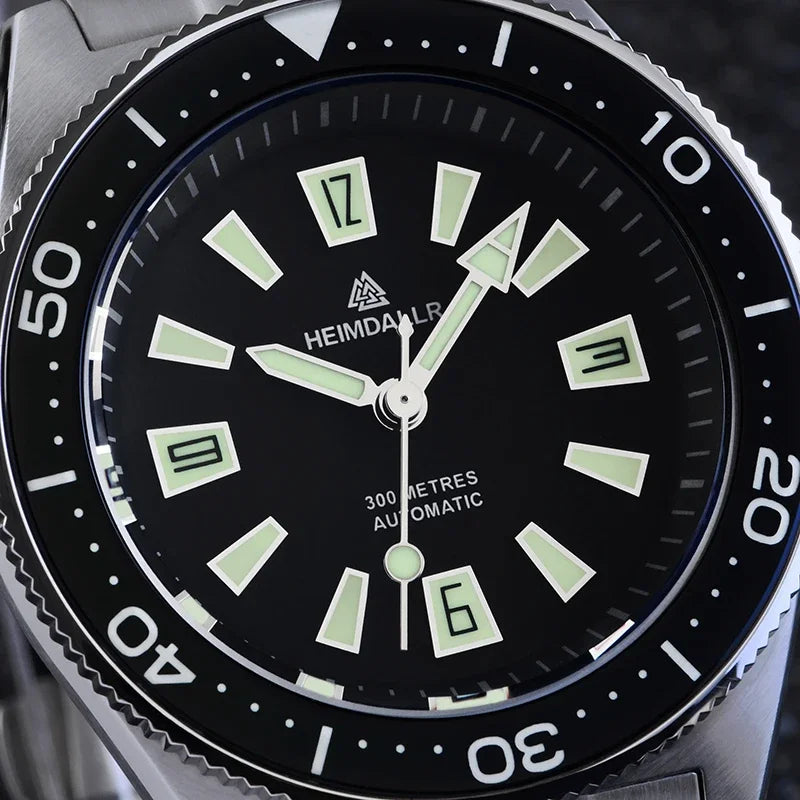Heimdallr H14 Men Watch Ceramic Bezel NH35A Automatic Movement Sapphire Glass C3 Luminous 20Bar Waterproof Original Mens Watch