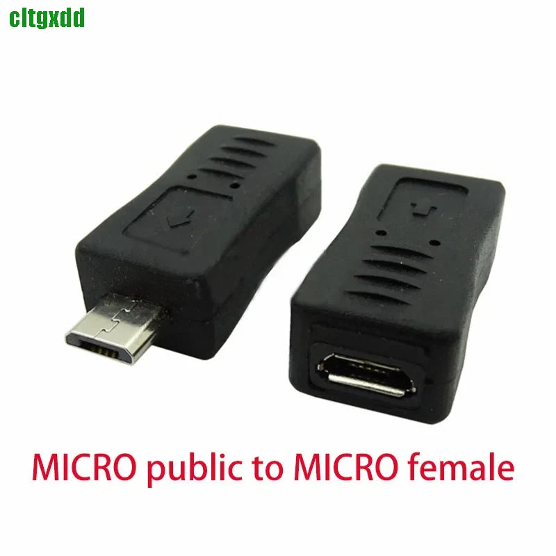 Cltgxdd USB 2.0 Adapter Adapter Mini 5P To A Male Female Micro To USB Android Data Side T Port Converter Selector Connector