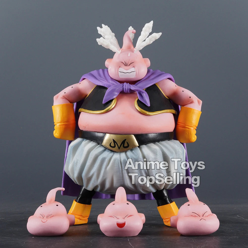 20cm Anime Dragon Ball Z Anime Figure Majin Buu Evil Buu 4 Heads PVC Action Figures Collection Model Toys Gifts