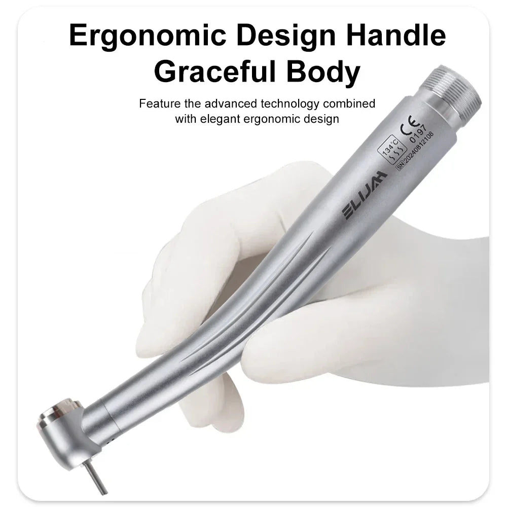 B2/M4 Torque/Standard Head Dental High Speed Handpiece Single Water Spray Push Button Low Noise Turbine Dentistry Equipment Tool