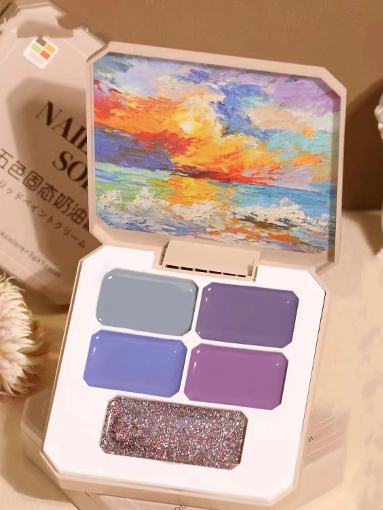 5/9 Colors Solid Nail Polish Palette Peelable UV/LED Polish Lacquer Salon Gel Nail Art Varnish Thanksgiving Gifts