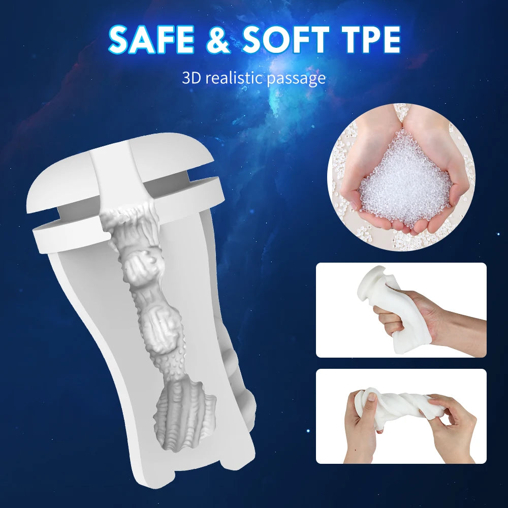Male Masturbator Automatic Sucking Masturbation Cup For Men Deep Throat Oral Vagina Suction Blowjob Vibrator Adult Sex Toys