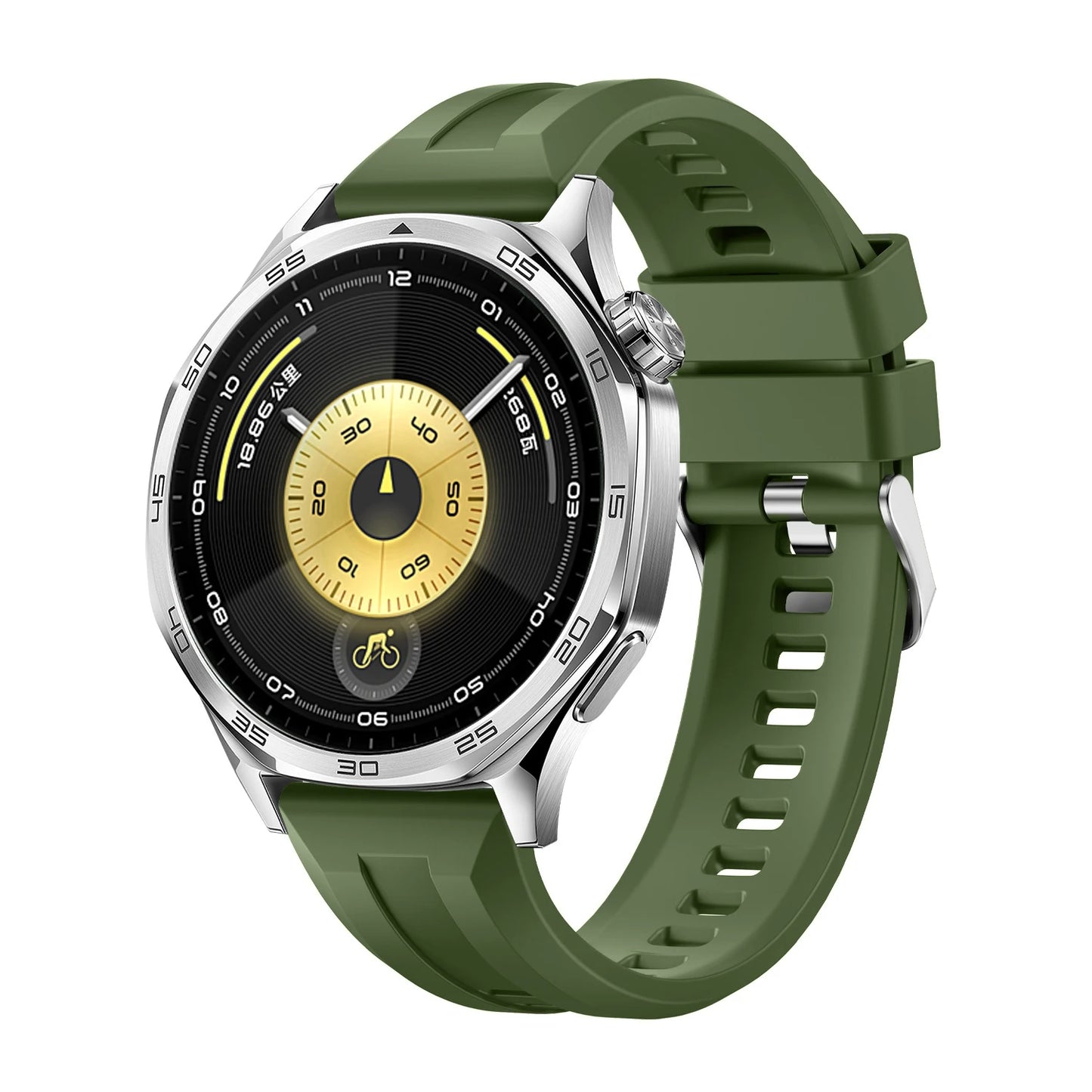 Official 22mm Strap For HUAWEI WATCH GT 6 5 4 46mm/Watch 4 5 Pro/WATCH GT 6 5 3 2 Pro 46 mm Composite Silicone Band Bracelet