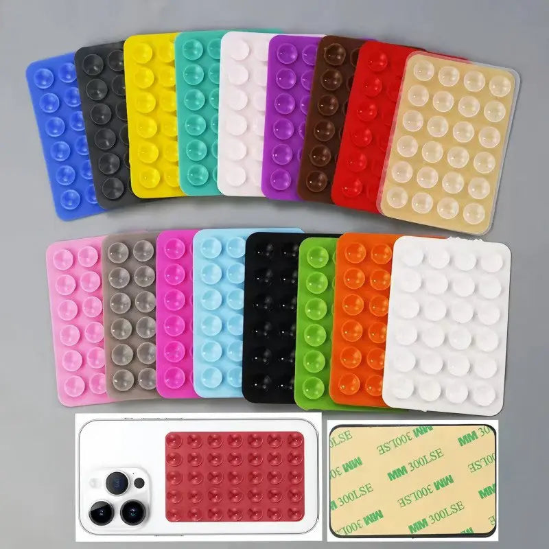 1PC Universal Silicone Suction Cup for Cell Phone Fixing with Adhesive Backing Anti-Slip Smartphone Holder