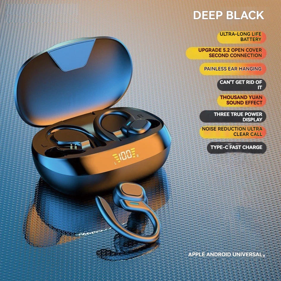 SP16 over-ear ultra-long battery life sports running digital display noise cancelling wireless Bluetooth headset