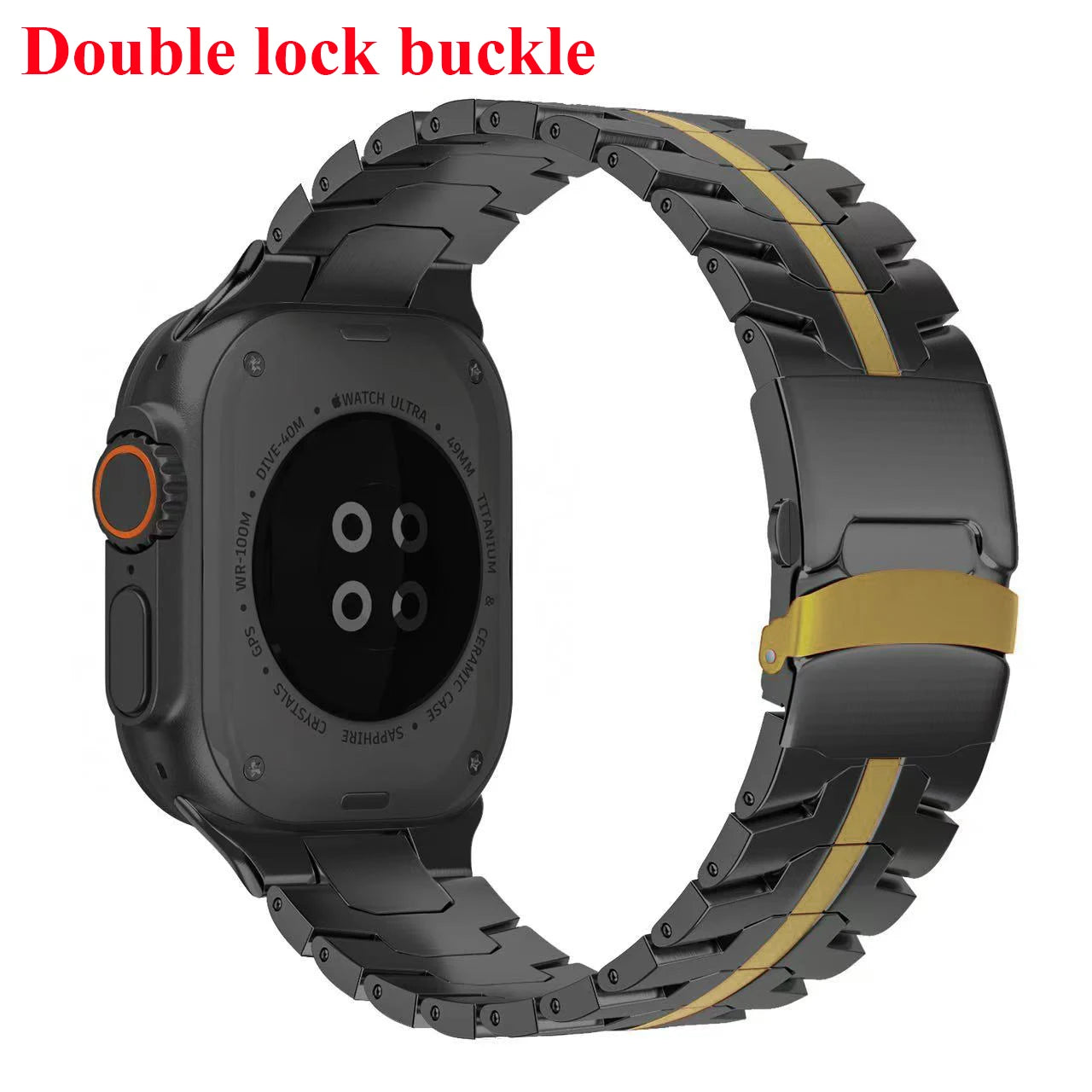 Stainless Steel Strap For Apple Watch Series 11 10 9 8 SE 3 46mm 45mm 42mm 44mm Metal Bracelet Band For iWatch Ultra 3/2/1 49mm
