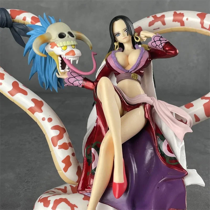 One Piece Figure Empress Snake Explosive Clothes Nine Snakes Boya Hancock Sitting King Qiwuhai Trendy Figure Model Decorative