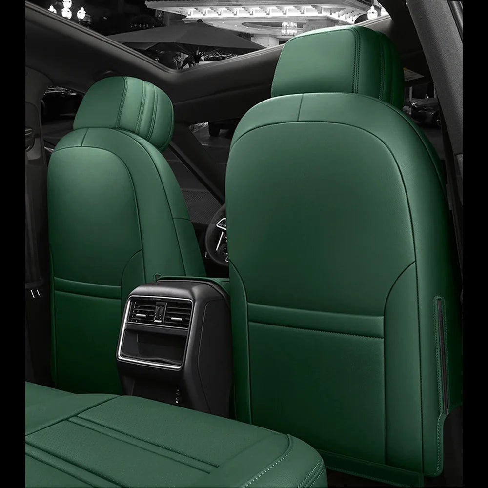 For Land Rover Range Rover Velar 2017 2018 2019 2020 Faux Leather Custom Car Seat Covers Full Set Interior Protector Accessories