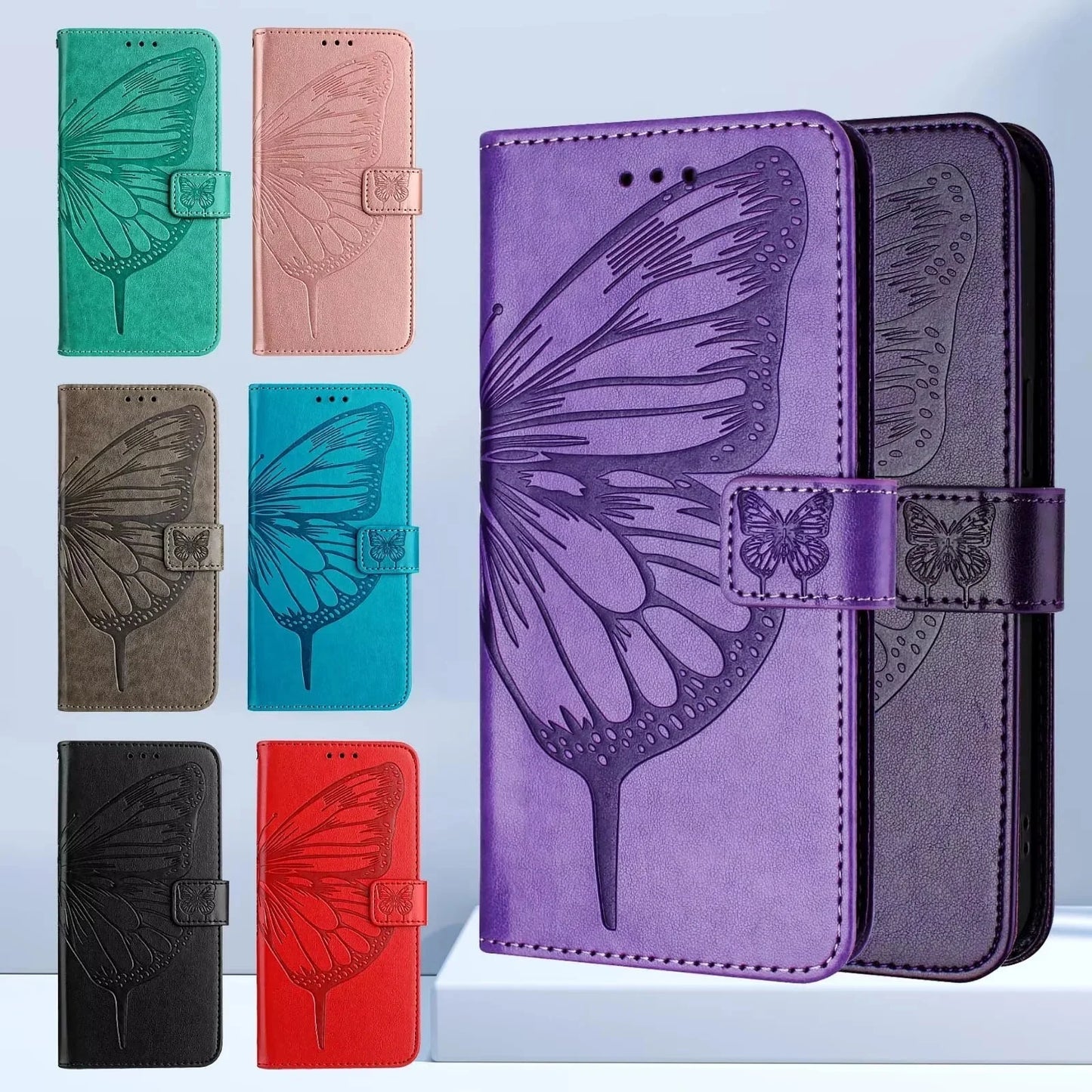 PU Leather Flip Case For Samsung Galaxy M04 M05 M06 M16 M12 M13 M22 M23 M32 M33 M34 M35 M36 M52 M53 M54 M55 M56 M62 Wallet Cover