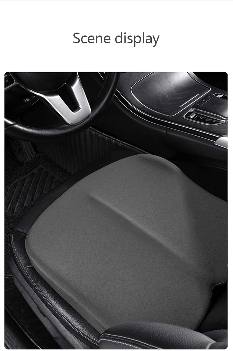 Car Booster Seat Cushion Memory Foam Height Car Cushion Seat Protector Cover  Pad Mats Adult Car Seat Booster Cushions