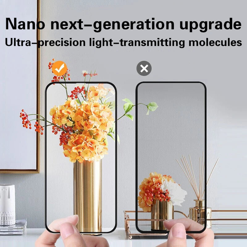 3-5Pcs Full Cover Screen Protector For iPhone 15 14 13 12 11 Pro Max Protective Glass For iPhone X XR XS Max Tempered Glass Film
