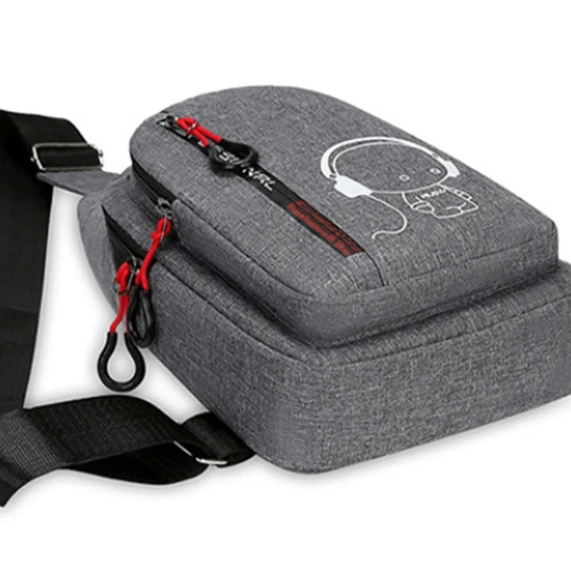 Men's and women's crossbody bag outdoor sports running glow-in-the-dark bag casual men's and women's chest bag