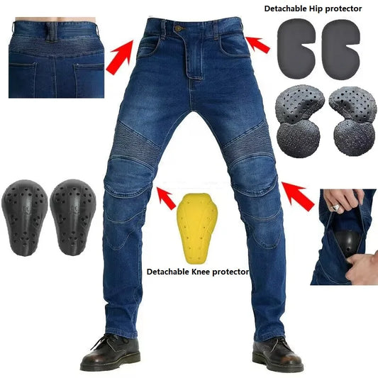 New Motorcycle Pants Classic Outdoor For Moto Shirt With Protection Kevlar Jeans Motorcycle For Men Motorbike Gear Cb650r