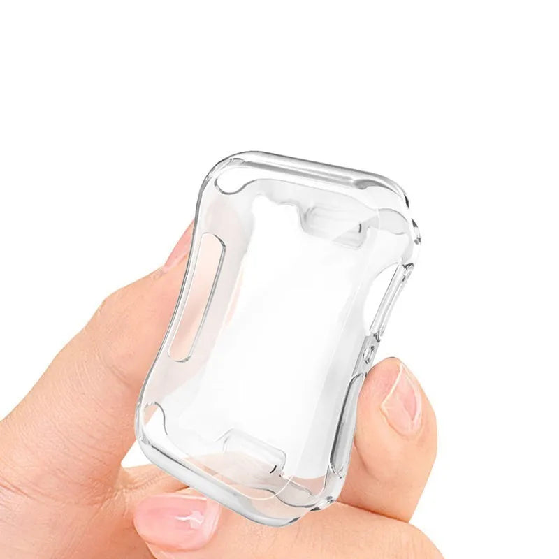Clear Case For Apple Watch 45mm 41mm 44mm 40mm 46mm 42mm Screen Protector Full Cover TPU Bumper iWatch Series 10 9 8 7 SE 6 5 4