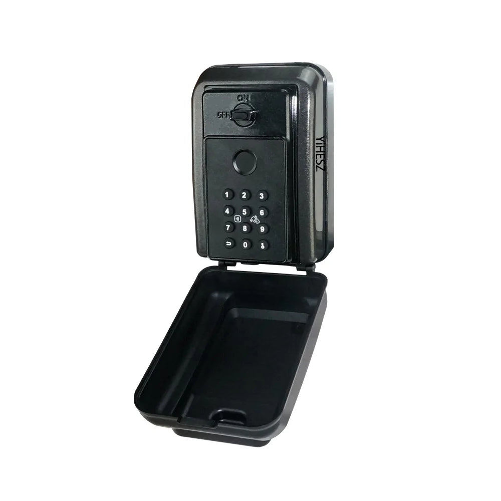 Tuya/TTlock Smart Key Lock Box Fingerprint Wall Mounted Aluminum Alloy Key Safe Box Waterproof With Code Key Storage Lock Box