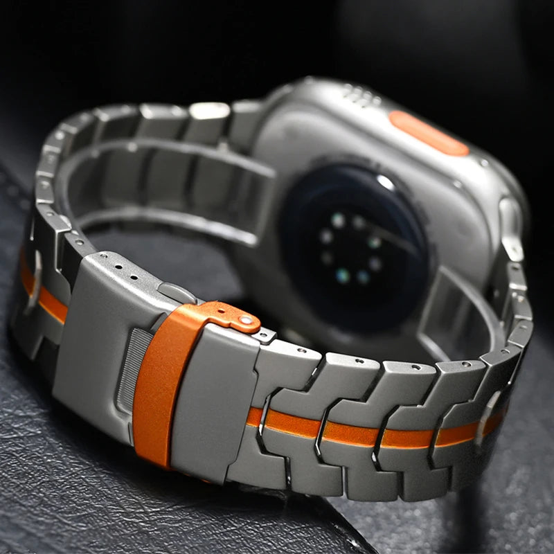 Stainless Steel Strap For Apple Watch Series 11 10 9 8 SE 3 46mm 45mm 42mm 44mm Metal Bracelet Band For iWatch Ultra 3/2/1 49mm