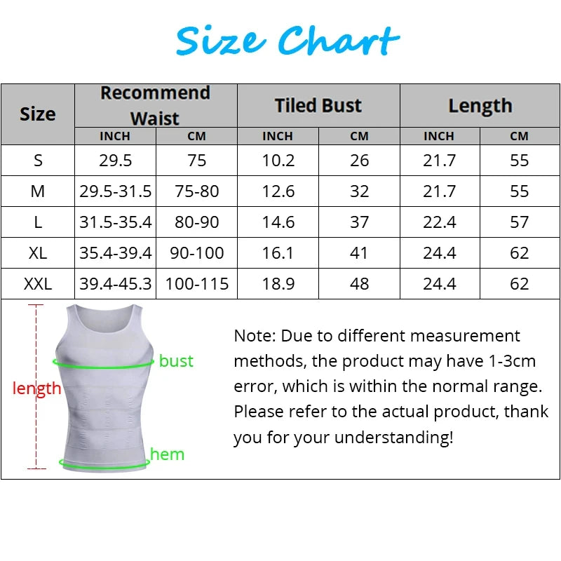 YBFDO Men Shapewear Undershirt Slimming Belly Shapewear Tummy Control Undershirt Body Shaper Waist Corset Tank Tops Underwear