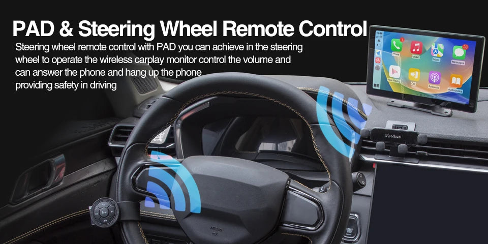 Universal 9 Inch Car Radio Multimedia Video Player Wireless CarPlay Android Auto For VW Nissan Toyota Car Audio Touch Screen