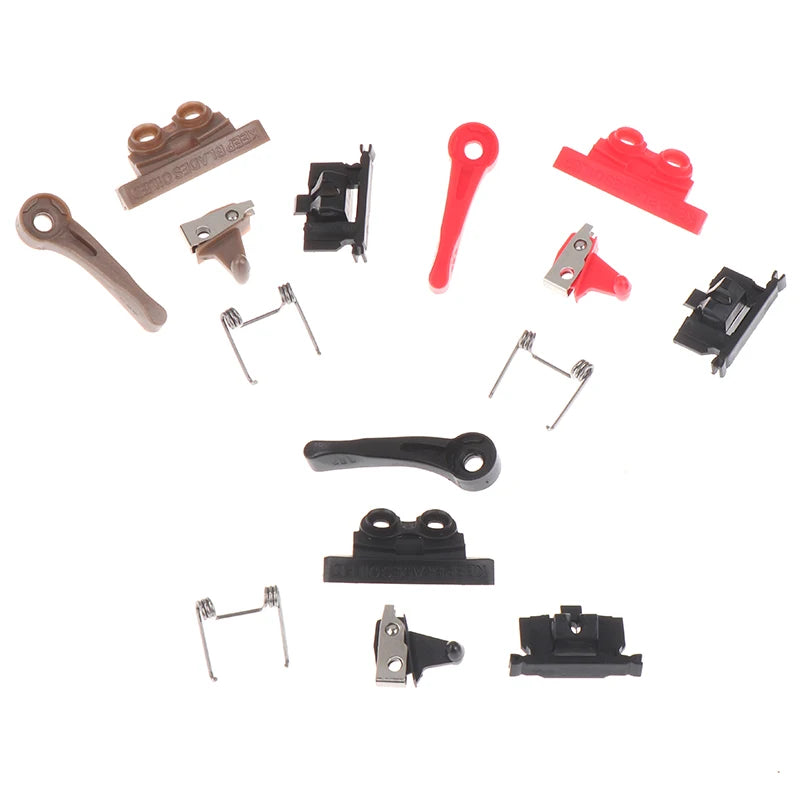 5Pcs Hair Clipper Swing Head Cover Switch Adjusting Rod Spare Parts For Electric Clippers 8591/8148