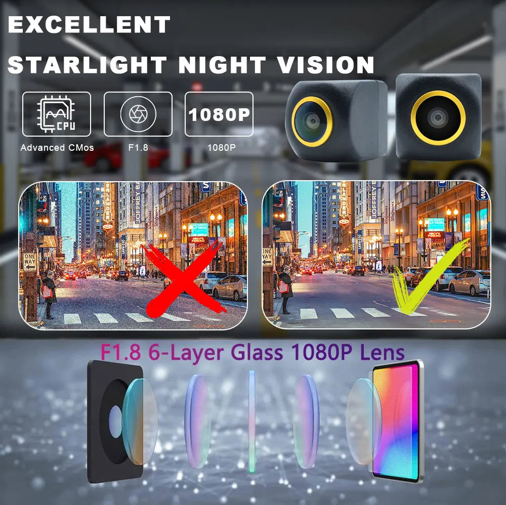 170° Golden Lens AHD 1080P Vehicle Car Rear View Camera For Subaru Outback BR 2009 2010 2011 2012 2013 2014 Car Monitor