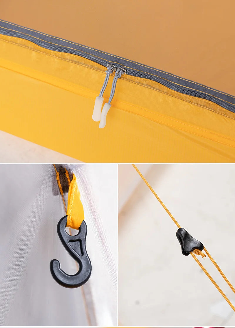 Naturehike 10D Camping Tent Ultralight Waterproof 1 Person Hiking Tents Outdoor Portable Beach Fishing Trekking Shelter Tents