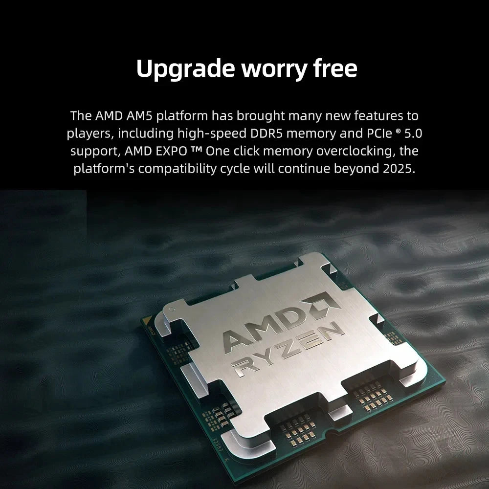 MAXSUN Motherboard Set B650M WiFi with AMD CPU Ryzen 5 7500F AM5 Support DDR5 M.2 Computer components B650 Motherboards