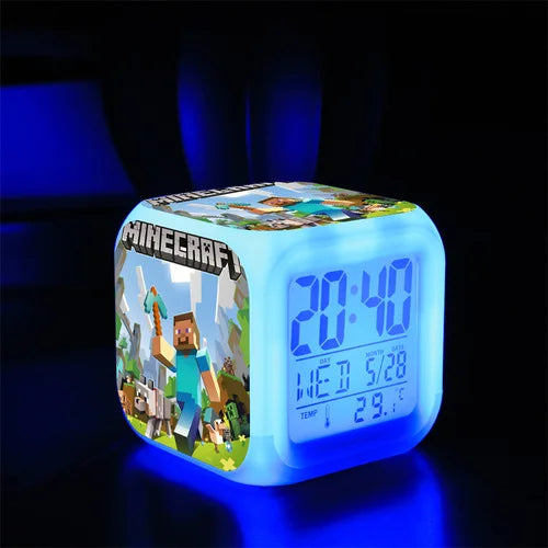 Digital Alarm Clock Battery Electric Game Set Time Alarm Clock Toy Kids Boys Creative Portable Despertador Bedroom Decor Reloj