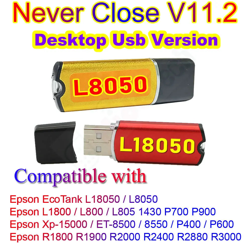 L8050 DTF 11.2 Ver UV DTG Printing V11.2 RIP Software Kit For Epson A3 A4 A2 Printer L18050 L18058 L8058 ET 8550 P600 USB Dongle