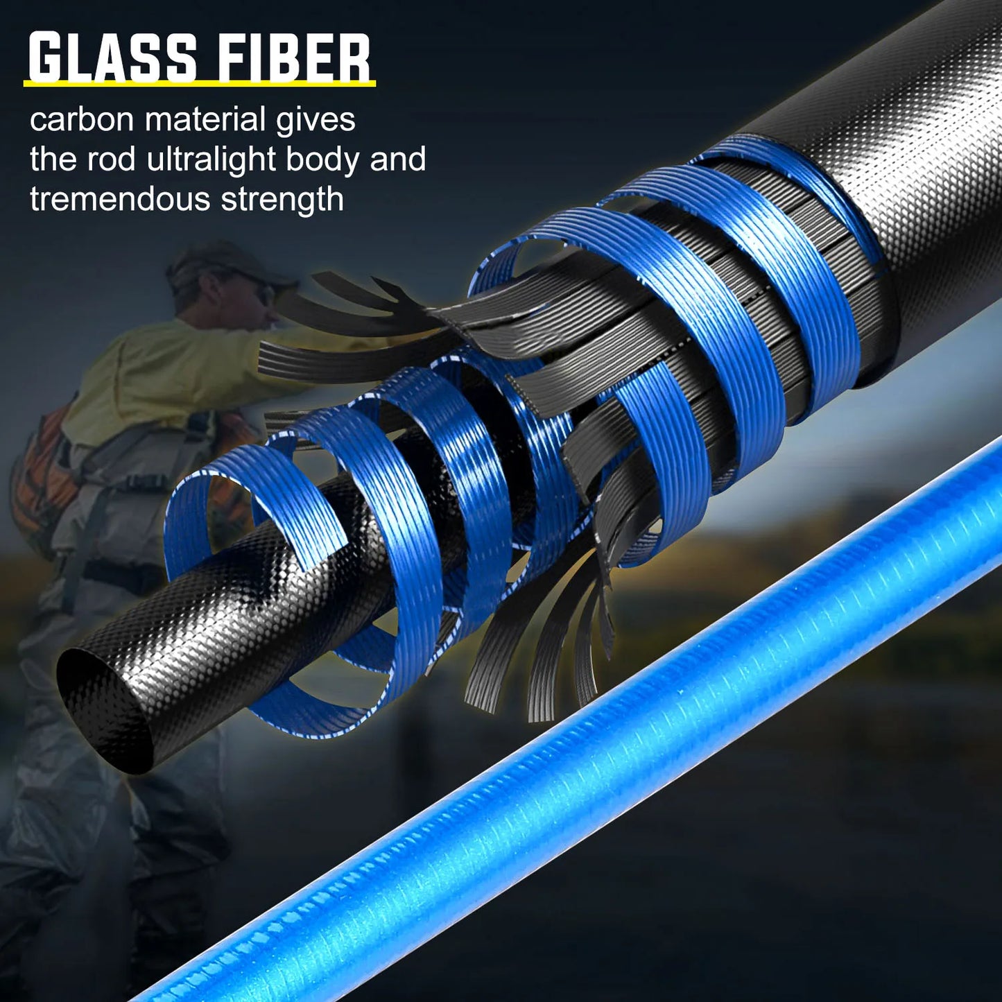 Sougayilang 1.8M Spinning Fishing Rod M Power Telescopic Children Fishing Telescopic Rock Fishing Pole Carp Feeder Surf Beginner