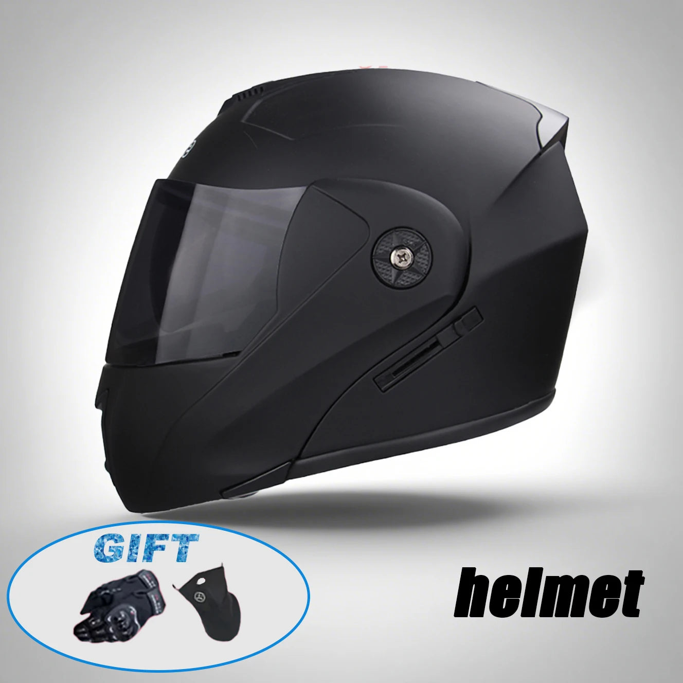 New Modular Motorcycle helmet full face racing with Double sun visor Women man flip up helmet Double lens DOT