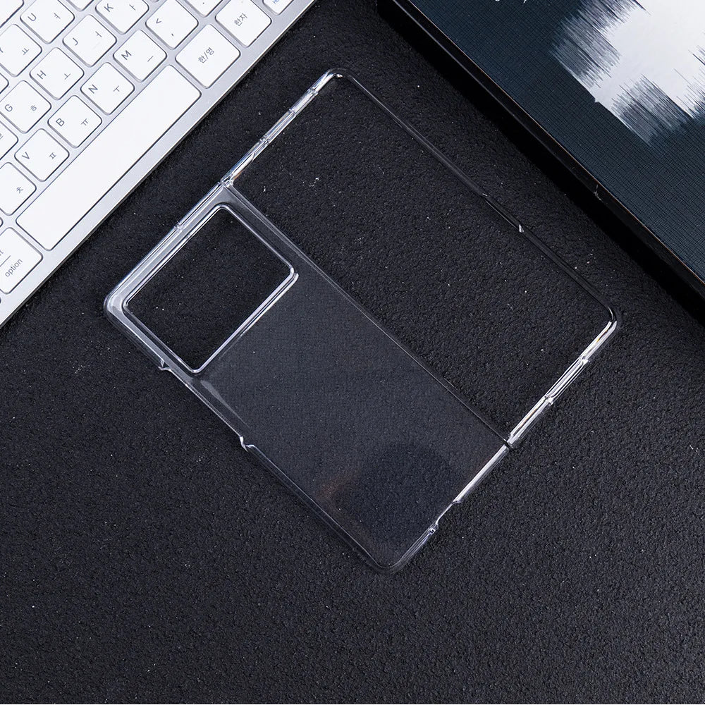 HD Transparent Funda for Tecno Phantom V Fold 2 Case Ultra Thin Clear Shockproof Phone Cover for Tecno Phantom V Fold2 Capa