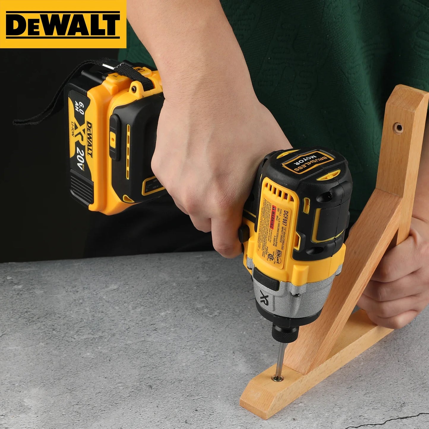 DeWalt DCF887 Cordless Screwdriver Brushless 205N.m Electric Impact Driver Electric Impact Drill For Dewalt 20V Battery