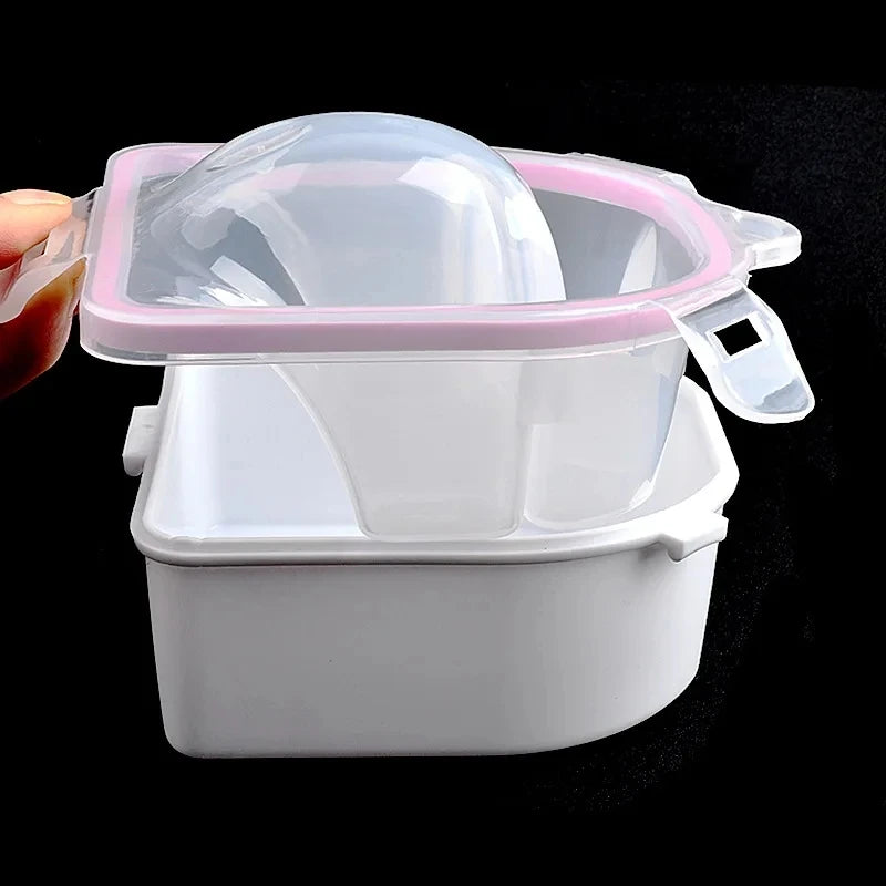 1PC Double Layer Hand Bowls Softened Dead Skin Hand Bowls Spa Treatment Manicure Tools Nail Art Tools Soak Bowl