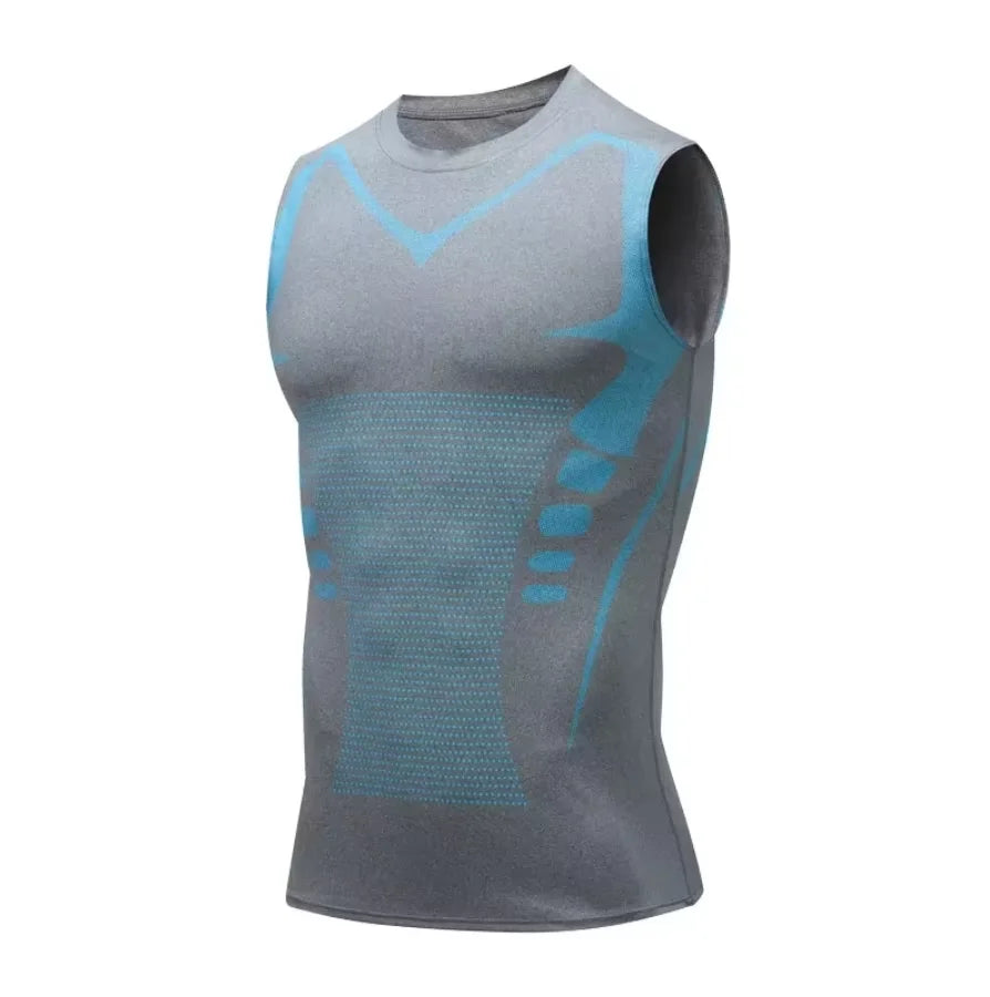 Clearance_1pcs Men's Breathable Soft Comfy High Stretch Short Sleeve High Neck Base Layer For Spring Autumn, Men's Undershirts_C