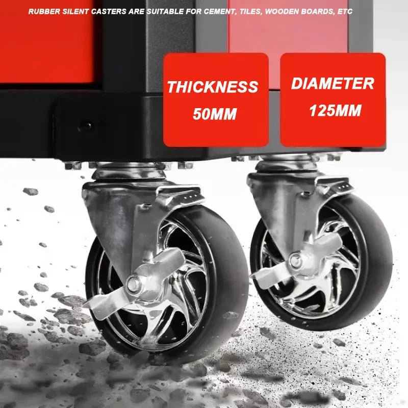 Garage Trolley Tools Cabinet Garage Organizer Storage Box Workshop Tool Cart Accessories Carro De Herramientas Tools Packaging