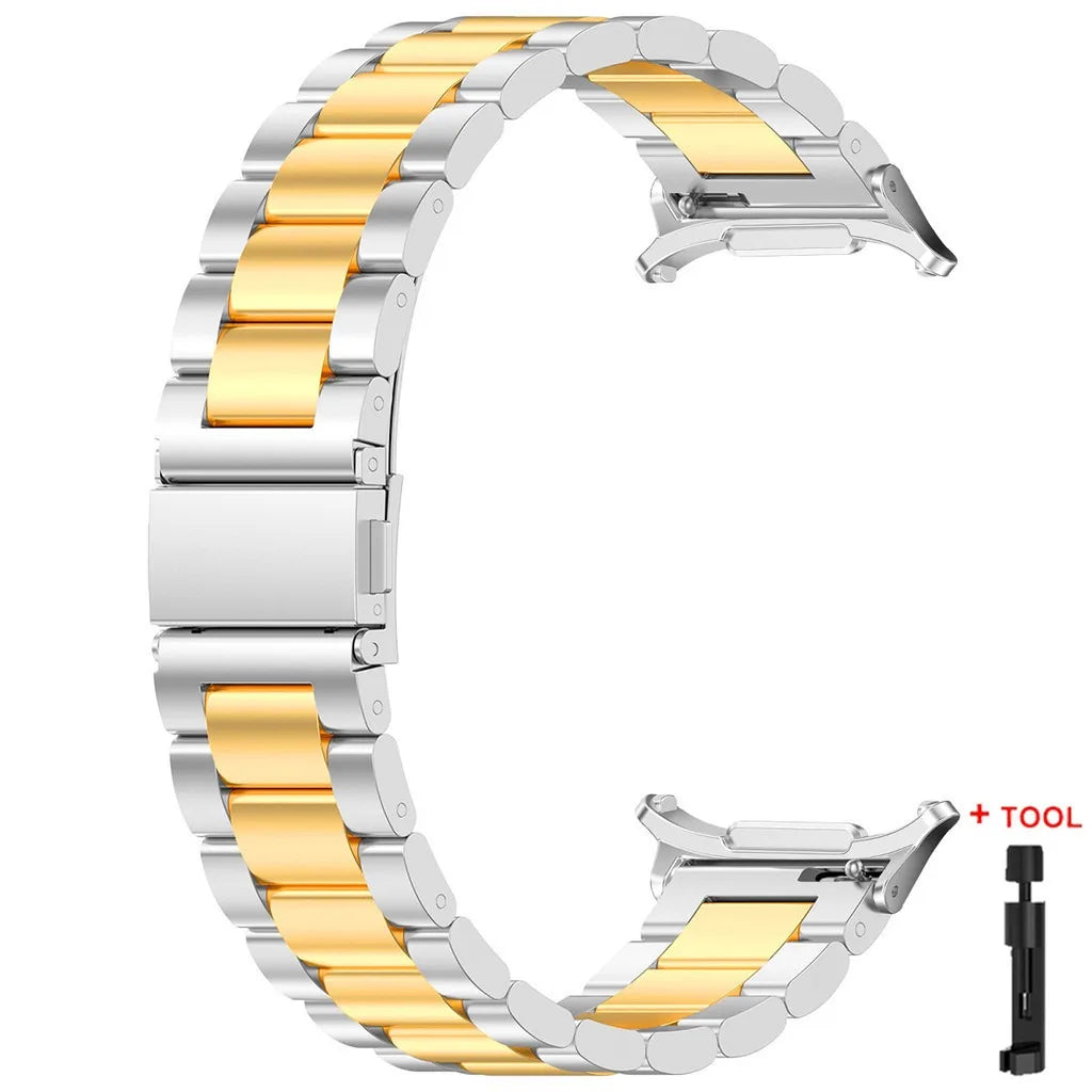 Metal Stainless Steel Strap for Samsung Galaxy Watch 7 Ultra 47mm Quick Bracelet for Galaxy Watch 7 Ultra Replacement Wristband
