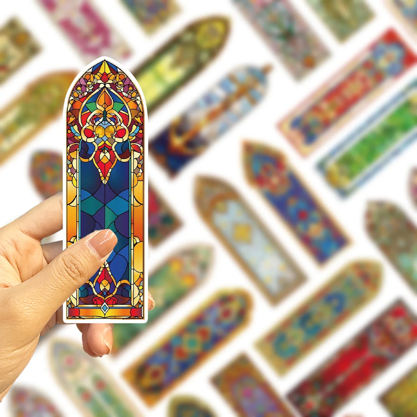 30Pcs Baroque Church Themed Bookmarks for Reading Page Tagging Student's Stationery Supplies DIY Creative Aesthetic Design