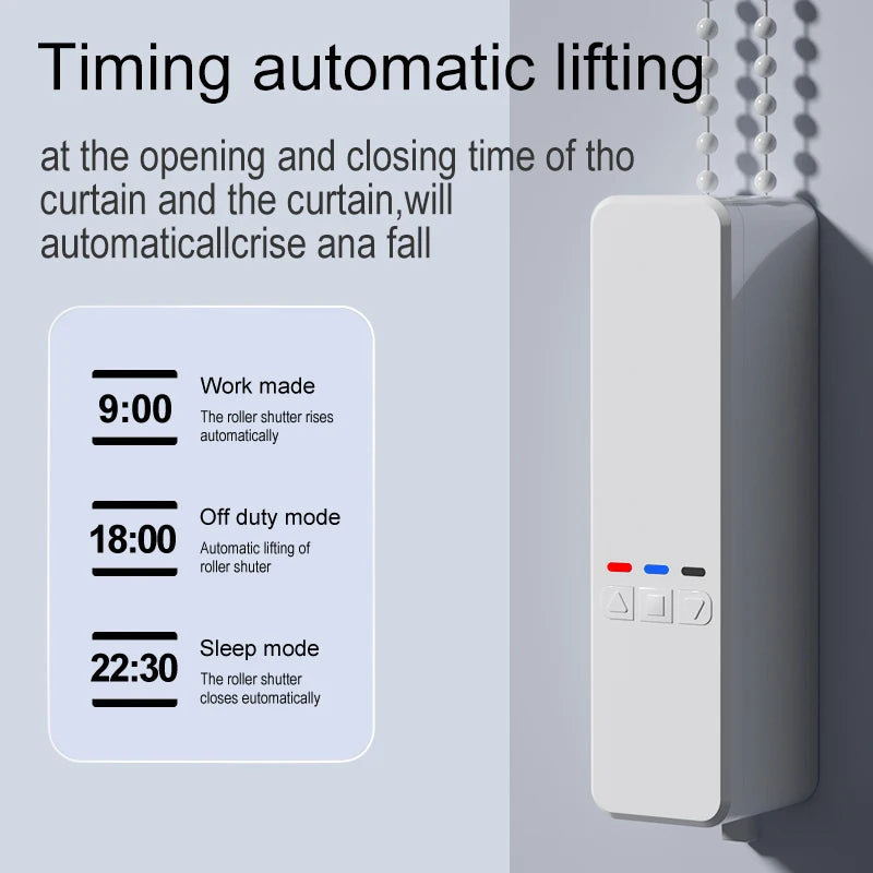 KEMEK Tuya Smart Wifi Blinds Motor Automatic Electric Roller Shade Controller App Control Works with Alexa Google Assistant