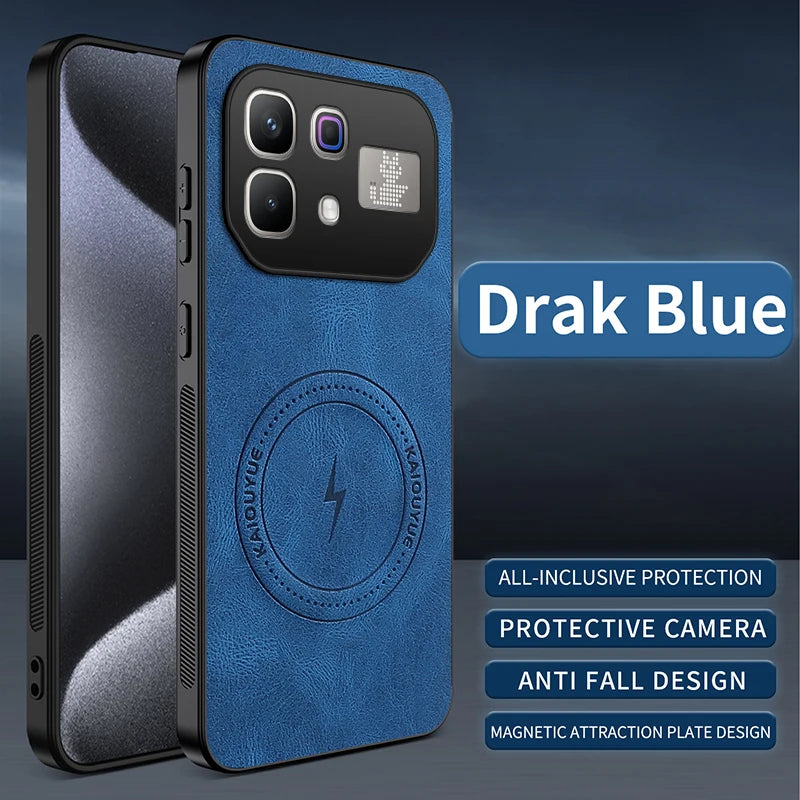 For Infinix Note 60 Pro 5G Case for Magsafe Luxury Sheep Skin Magnetic Matte Cover for Infinix Note60 Anti-drop Bumper Shell