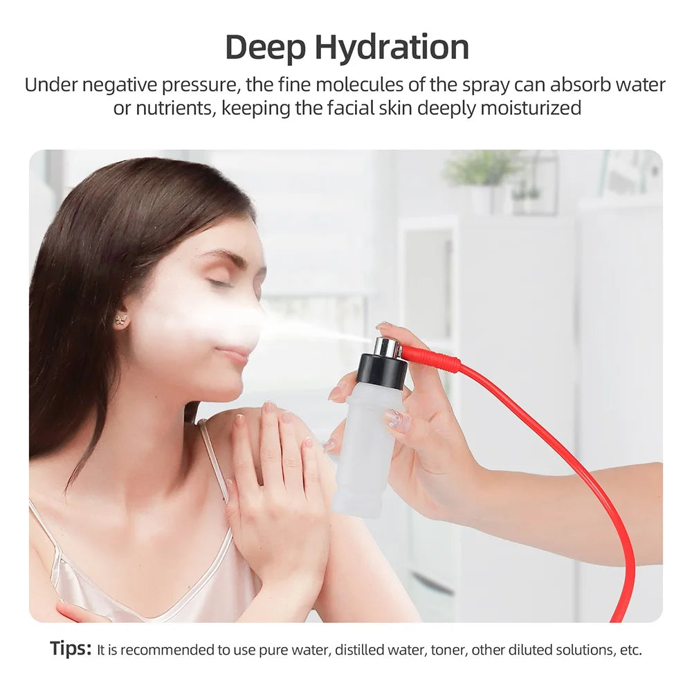 Home Use Facial Diamond Microdermabrasion Machine Face Peeling Beauty Machine Skin Exfoliation Pore Deep Cleaning SPA Skin Care