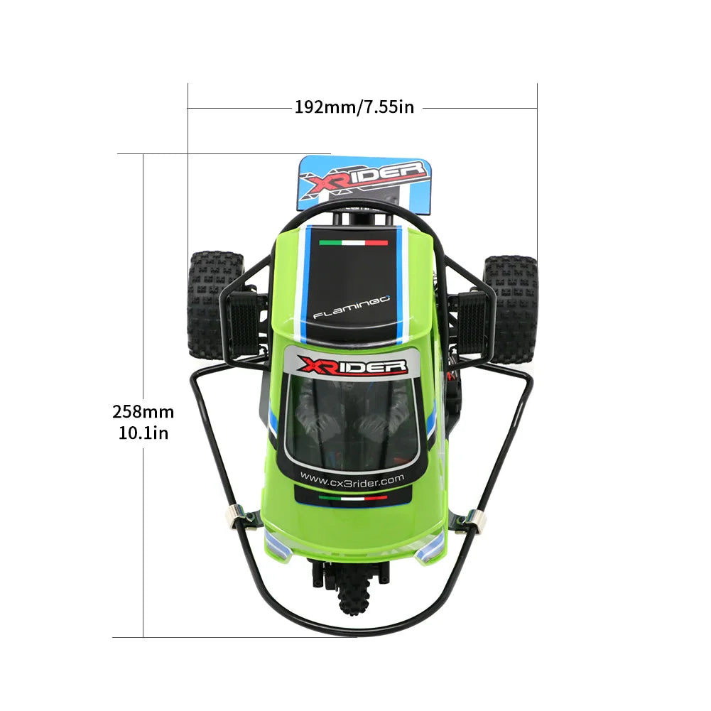 RC Car Remote Control Car 2.4G X-Rider 1/8 Piaggio Ape 1:8 2WD Kids Battery Powered Drift Cars RTR