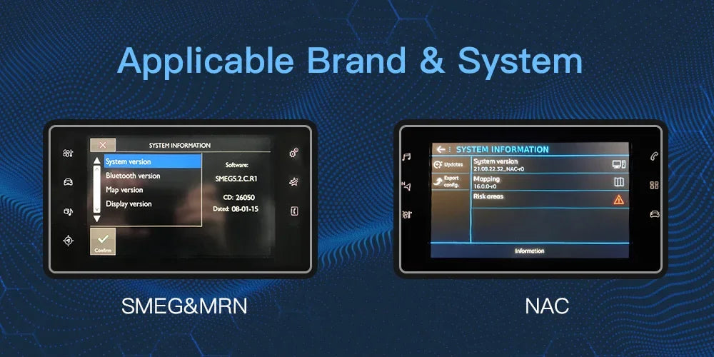 Wireless  Carplay adapter Android Auto For Peugeot&Citroen SMEG&MRN NAC 508 308 208 3008&C4 DS3 DS5 Support Reverse Camera