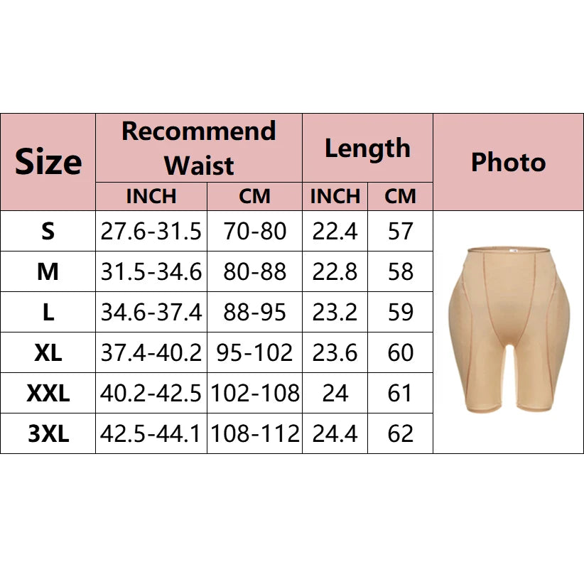 Shapewear Butt Lifter Panties Women Hip Shapewear Panties Sexy Body Shaper Push Up Panties Hip Enahncer Padded Fake Ass Pants