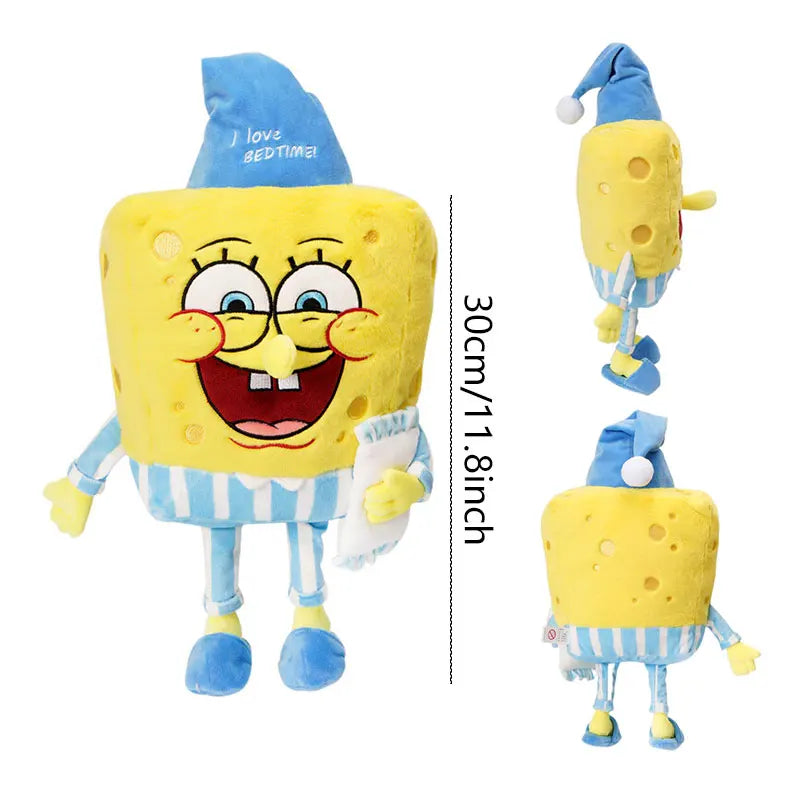 Anime Spongebob Squarepants Patrick Star Squidward Eugene H. Krabs Gary Kawaii Cartoon Stuffed Plush Toys Birthday Gift For Kids