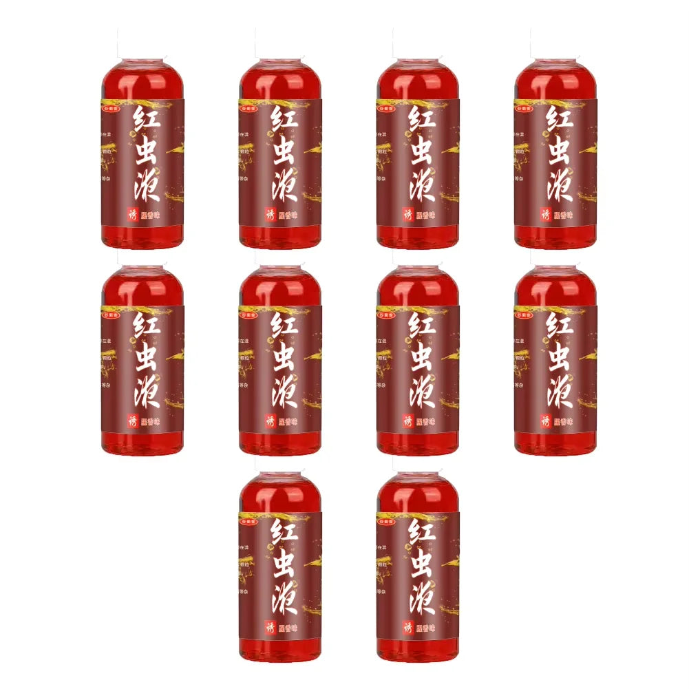 Concentrated Red Worm Liquid Multipurpose Concentrated Fish Bait Additive Permeability Red Worm Additive for Trout Cod Carp Bass