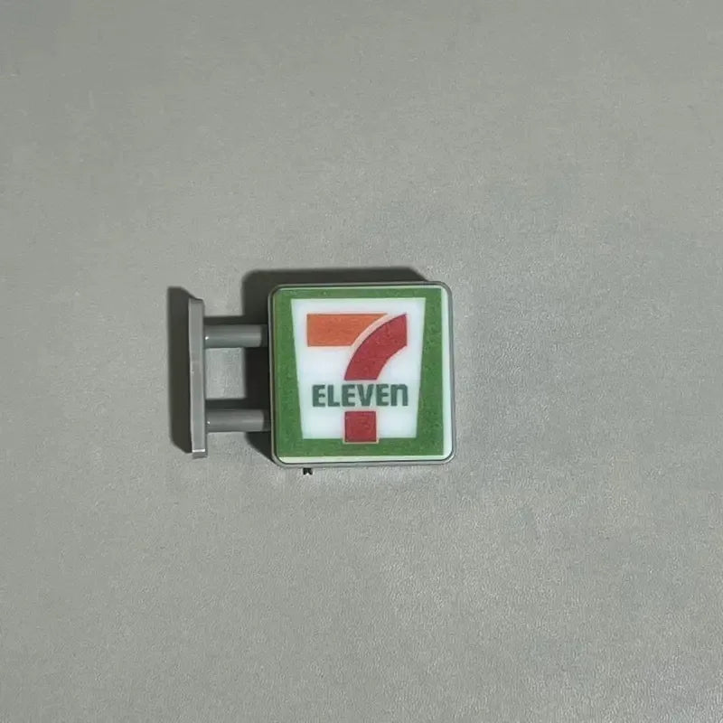 Coffee Shop Magnetic Fridge Stickers Creative Convenience Store Light Signs Home Decorative Ornaments 711 Luminous Light Boxes